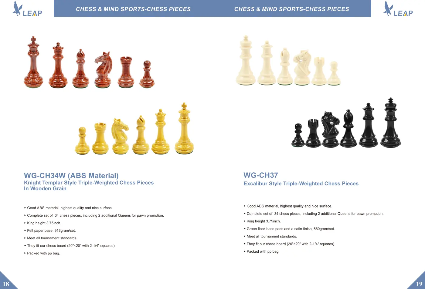 Chess Pieces & Sets · Catalogue sheet 5