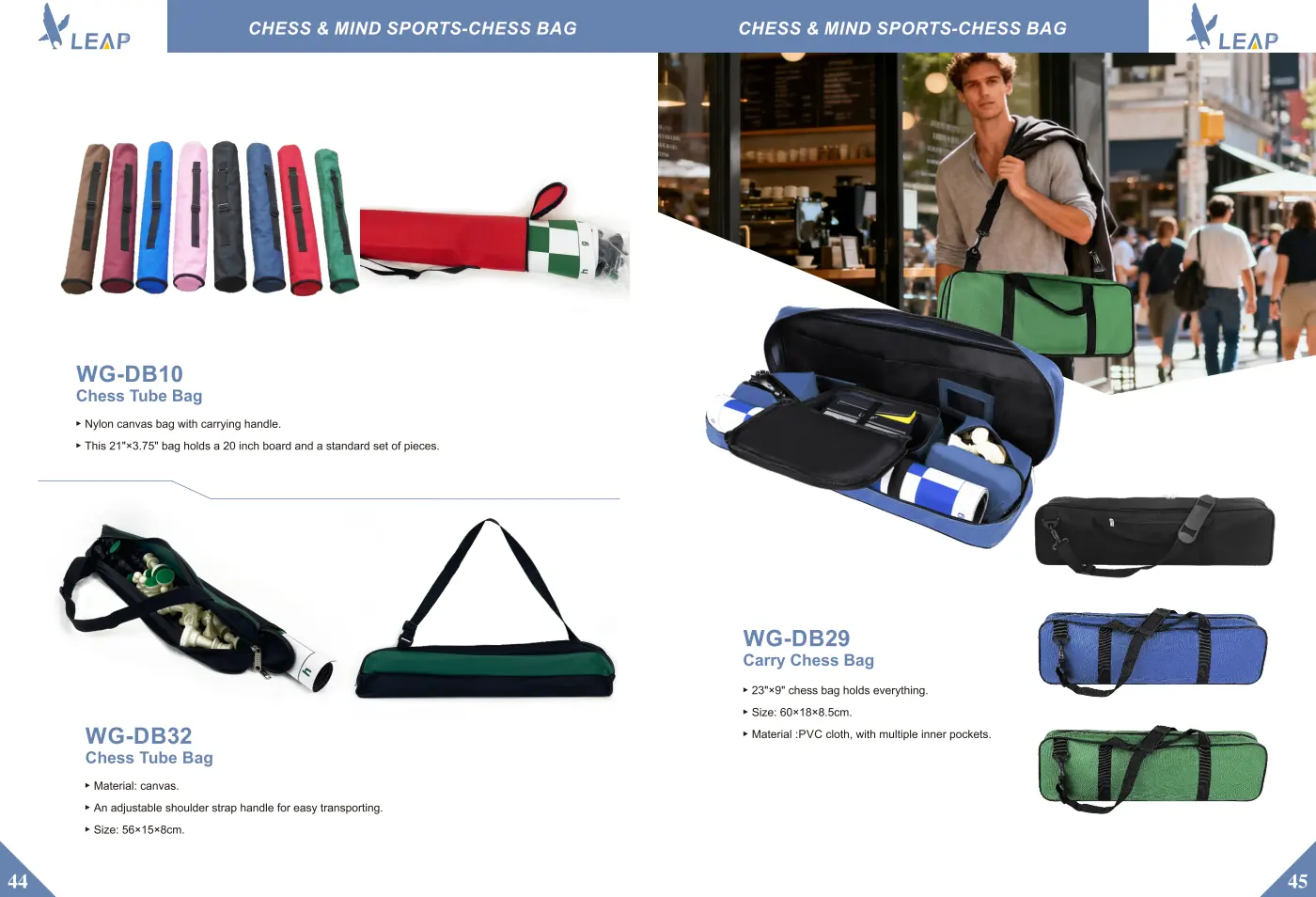 Chess Bags · Catalogue sheet 2
