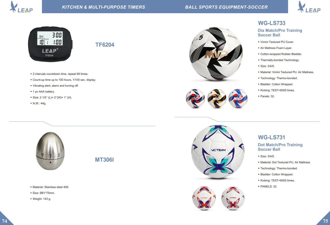 Ball Sports · Catalogue sheet 1