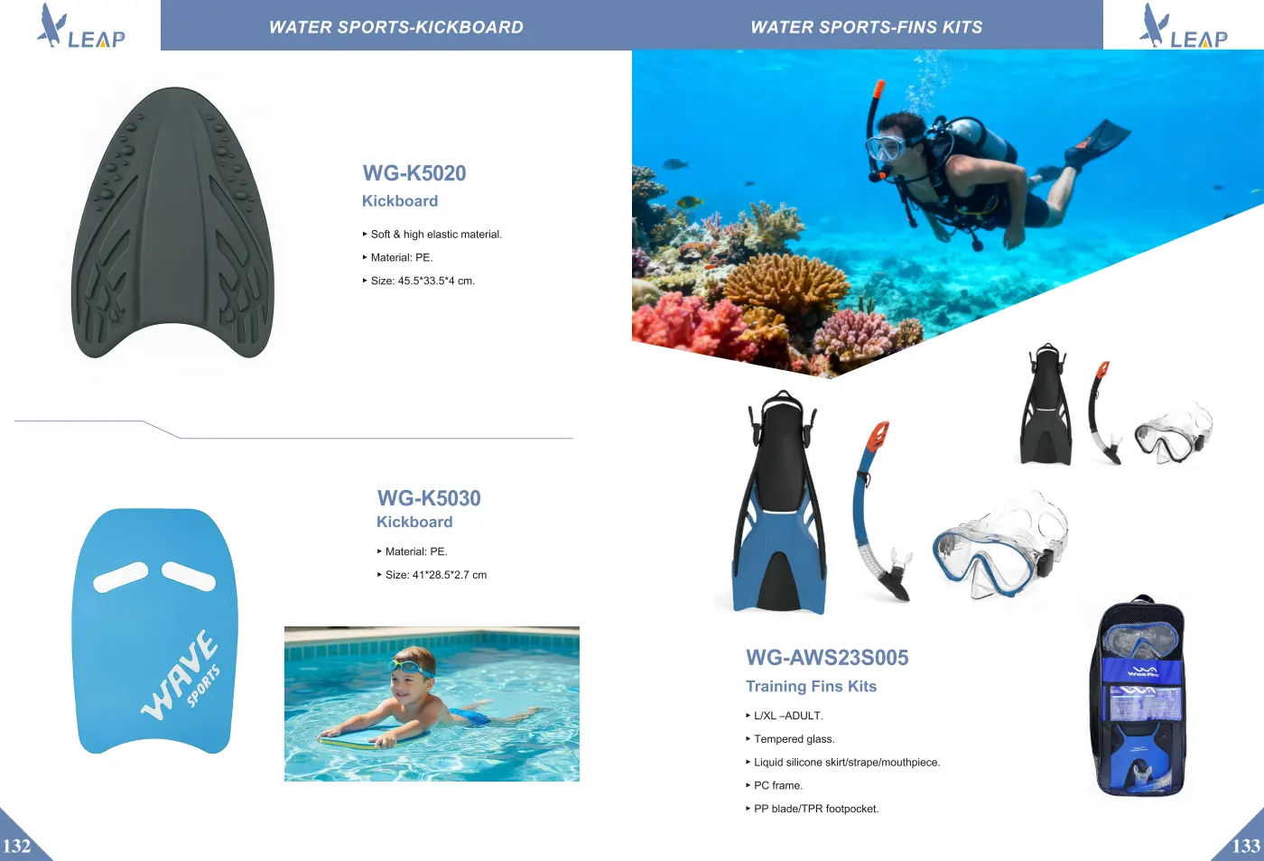 Water Sports · Catalogue sheet 3
