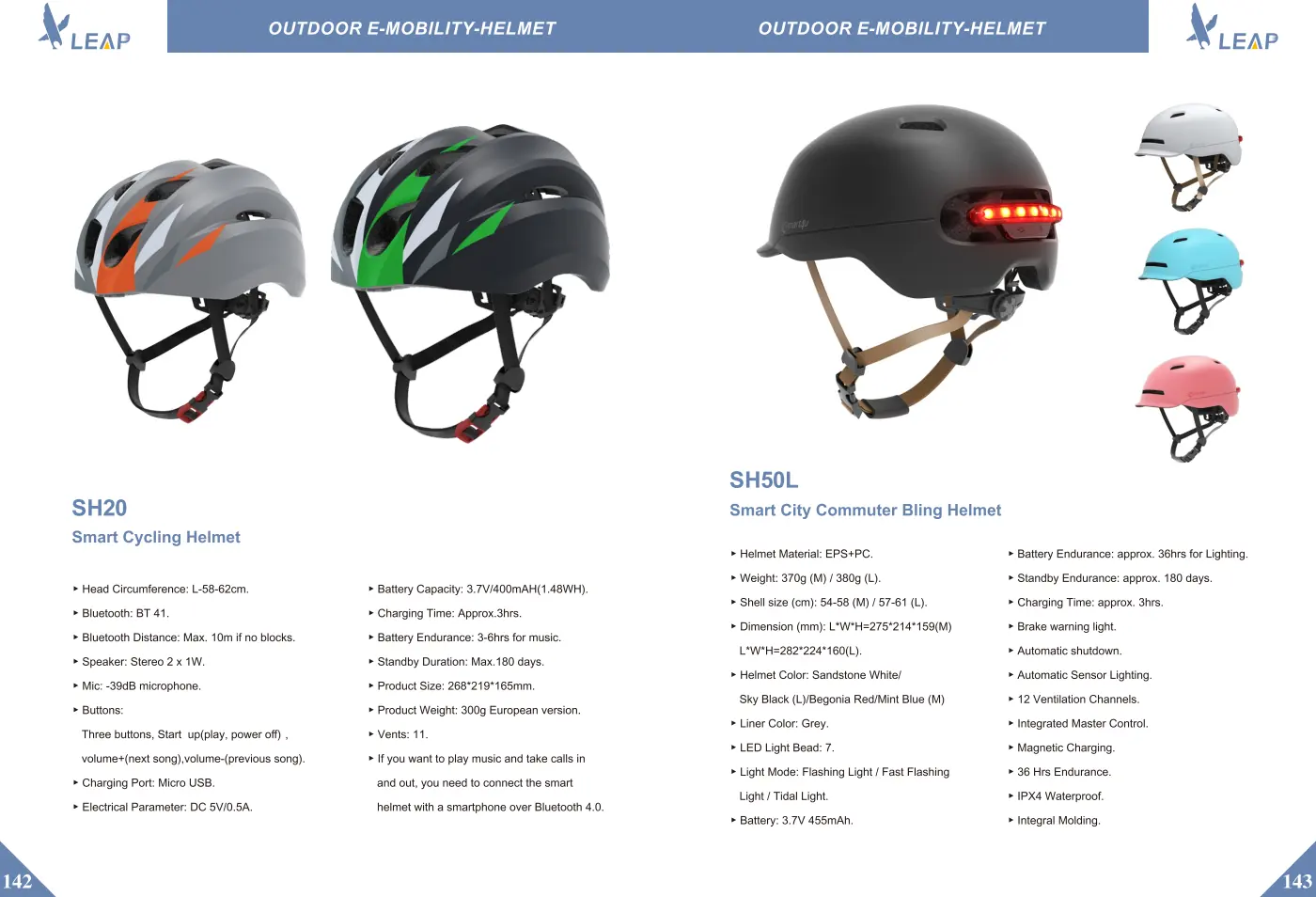 Outdoor E-Mobility · Catalogue sheet 5