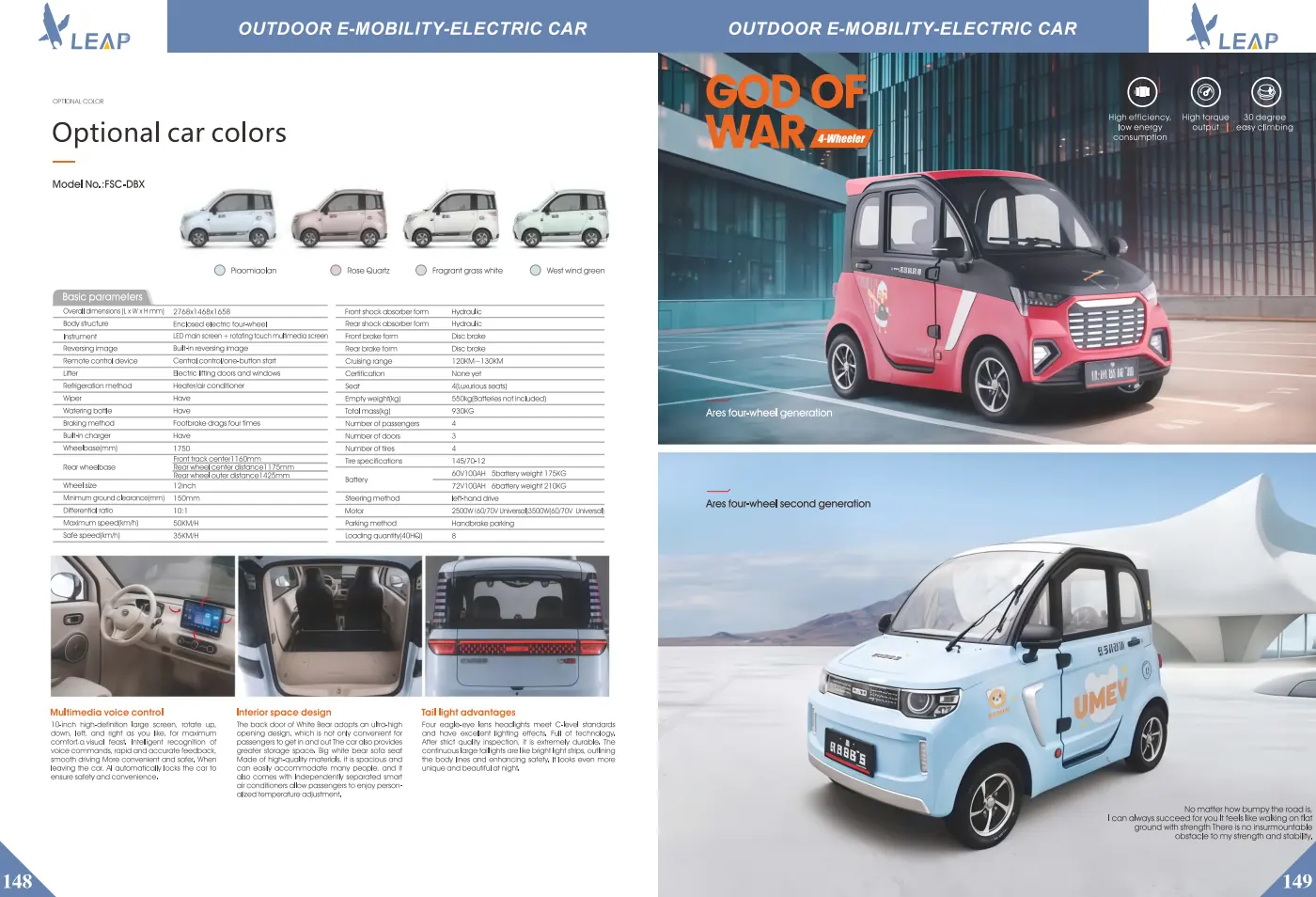 Outdoor E-Mobility · Catalogue sheet 8