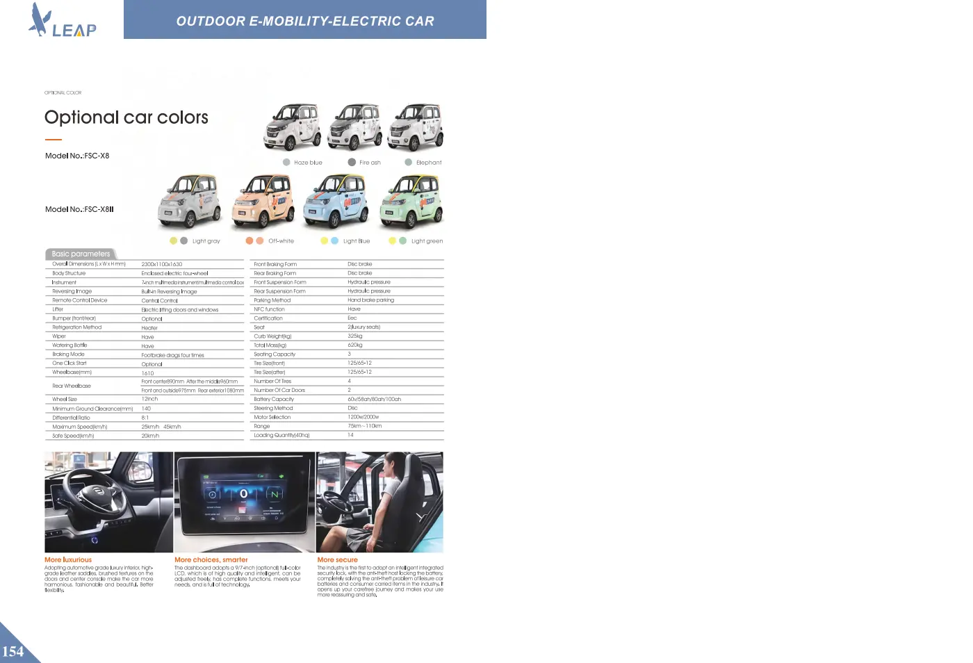Outdoor E-Mobility · Catalogue sheet 11