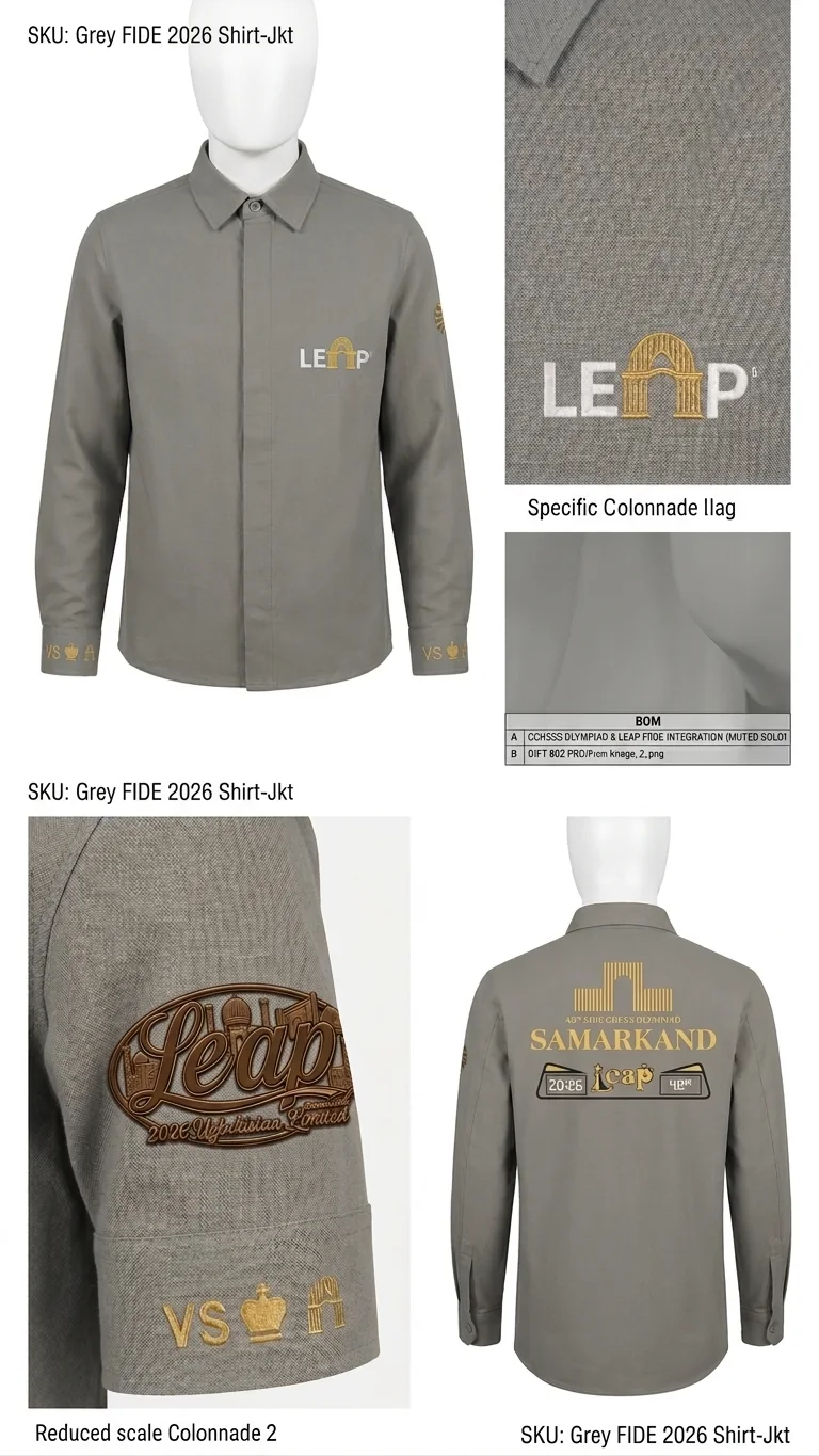 LEAP Co-Branded Chess Shirt