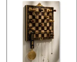 Wall-Mounted Chessboard & Chess Pieces