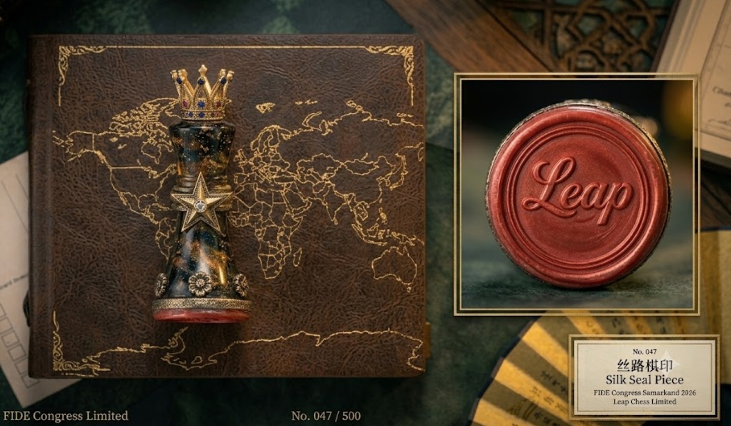Silk Road Chess Seal Piece